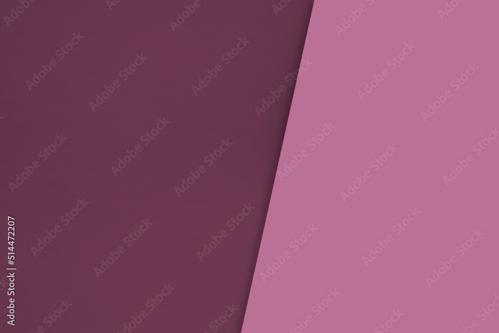 Dark vs light abstract Background with plain subtle smooth  de saturated peach pink purple colours parted into two