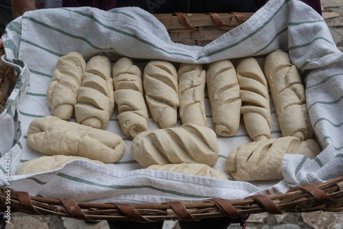 cesta de pan artesano