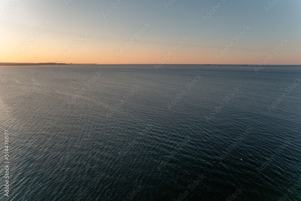 Panorama of the Baltic Sea from a height