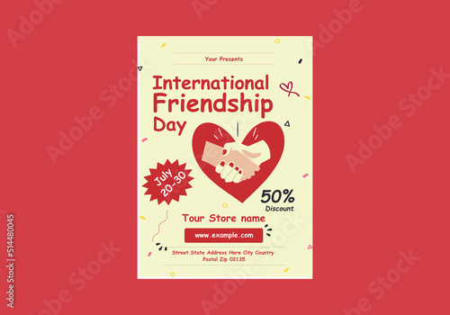 International Friendship Day Flyer