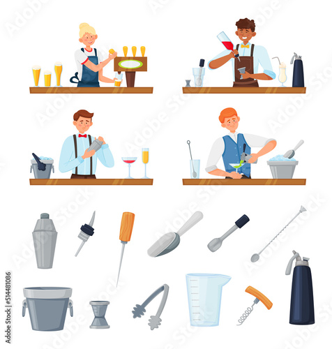 Barman Bartender Equipment Set