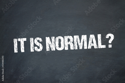 It is normal?