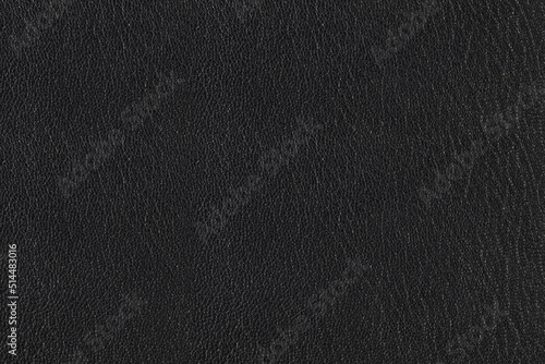 Texture of dark gray or black leather close up.