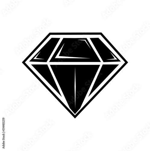 diamond icon vector illustration