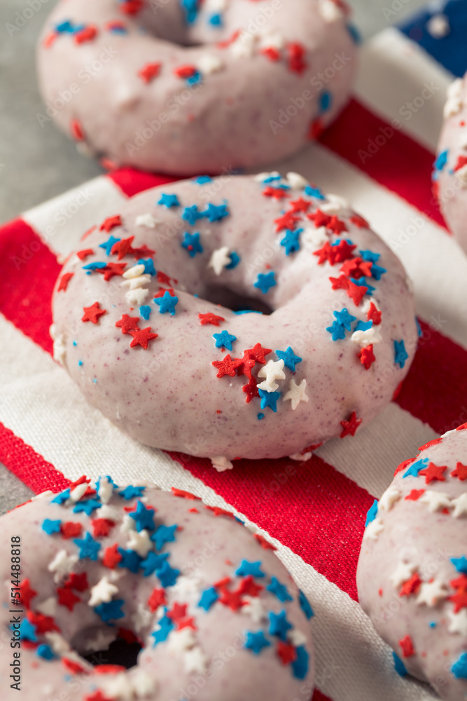 Homemade American Festive Donuts Homemade American Festive Donuts