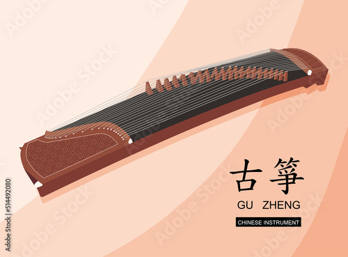 Chinese traditional instruments Guzheng