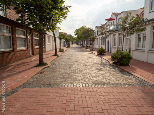 Street of an old European city.