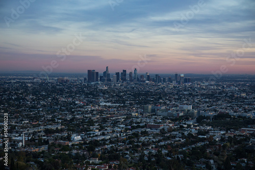 Downtown Los Angeles view from Griffith observatory © Maria