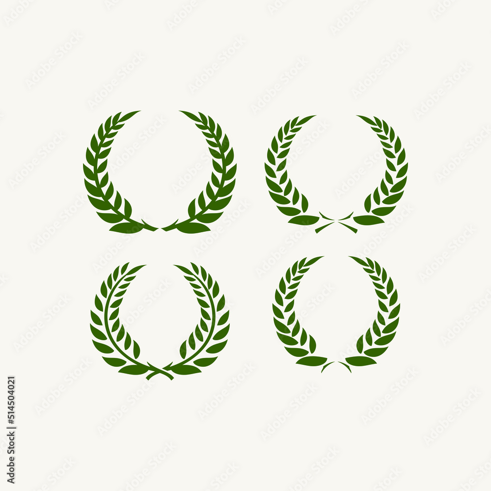 Bundling Laurel Wreath Vector. Vector laurel wreath Bundling Laurel Wreath Vector. Vector laurel wreath