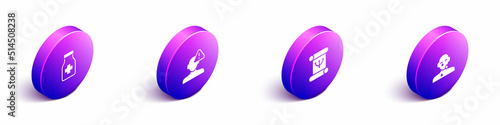 Set Isometric Sedative pills, Finding problem in psychology, Psychology book and Tear cry eye icon. Vector