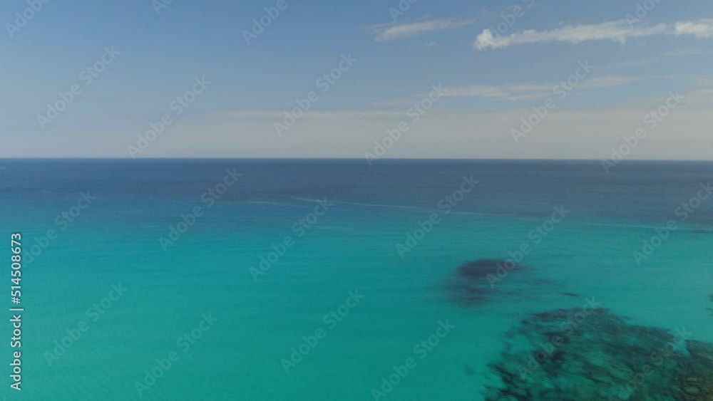 Beautiful panoramic view of the seacoast of Majorca with an amazing turquoise sea,. Concept of summer, travel, relax, hotel, holiday and enjoy Beautiful panoramic view of the seacoast of Majorca with an amazing turquoise sea,. Concept of summer, travel, relax, hotel, holiday and enjoy