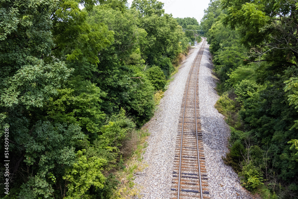 Railroad From Drone Railroad From Drone