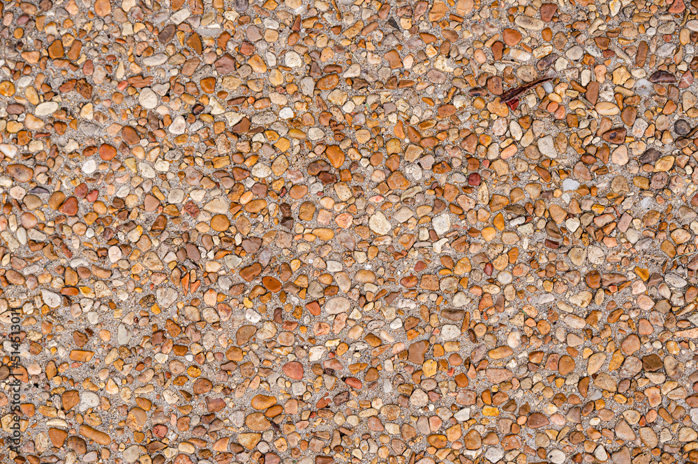 Pebble inlaid concrete sidewalk background texture Pebble inlaid concrete sidewalk background texture