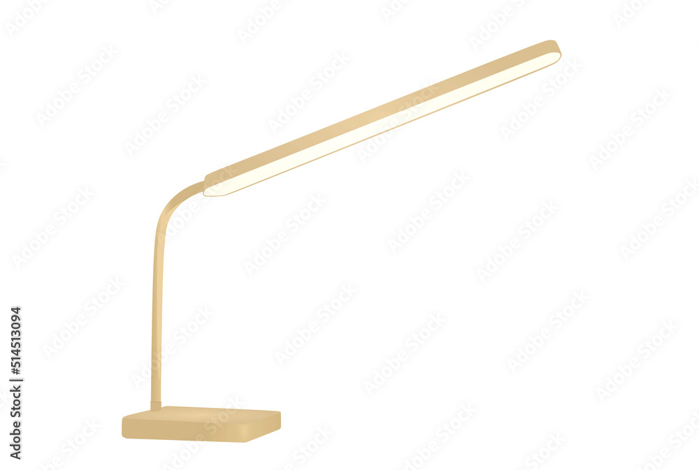 Brown table lamp. vector illustration Brown table lamp. vector illustration