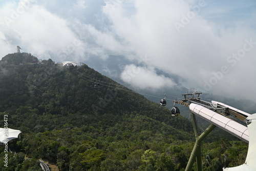 The SkyCab Cable Car of Langkawi and The Oriental Village