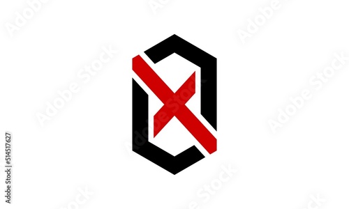 XO letter logo monogram