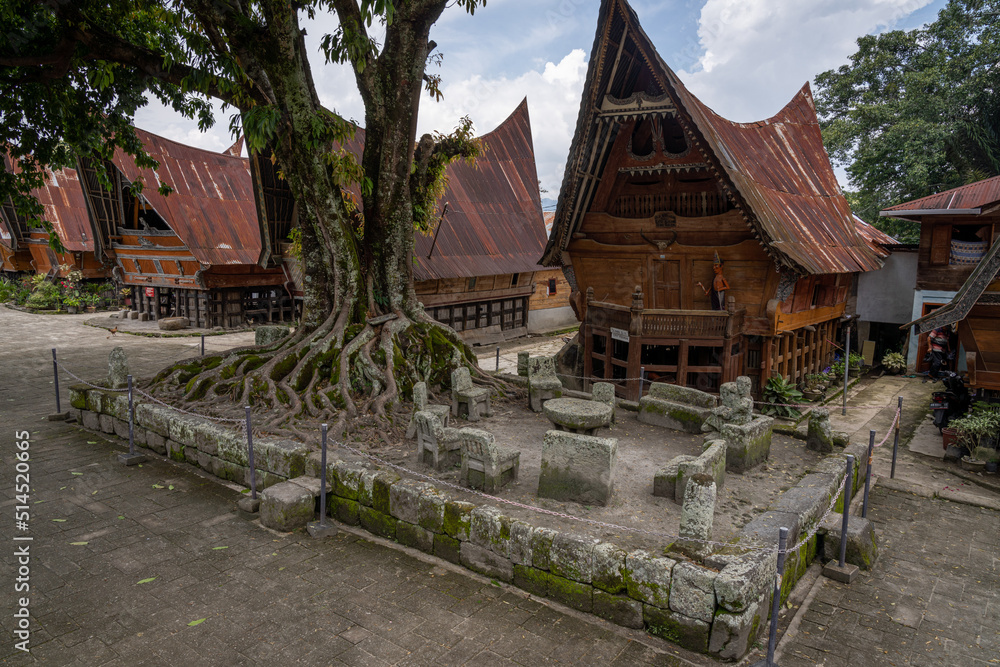 traditional Batak village