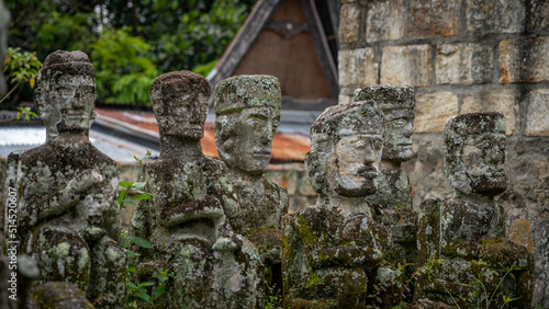 traditional Batak statues