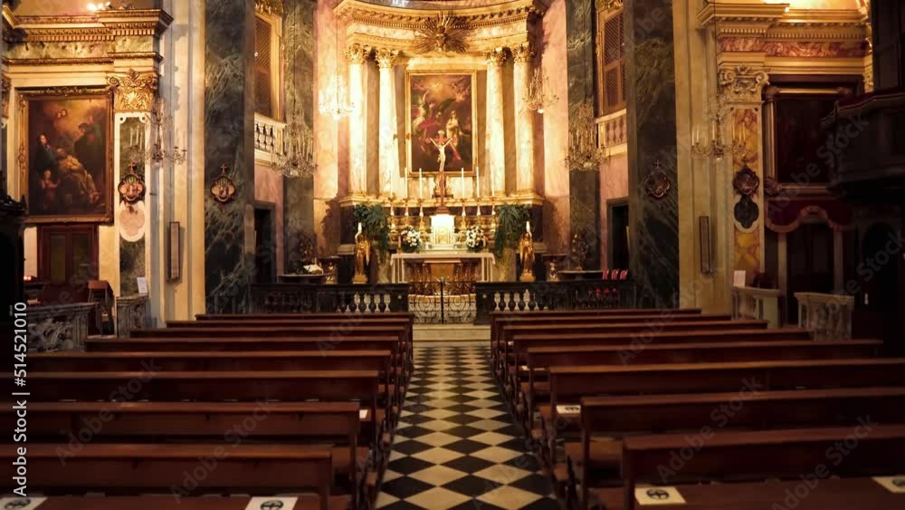 Church of the Annunciation in Nice. Church of Saint Rita Nice. Temple of Santa Rita in France