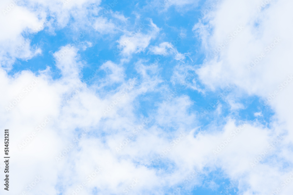 summery blue sky with white sky, texture, Slovakia, Europe summery blue sky with white sky, texture, Slovakia, Europe