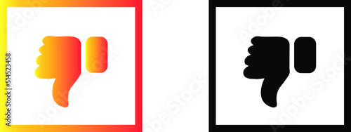 Dislike  icons button 