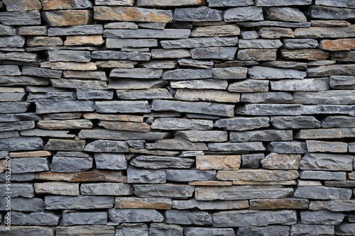 The surface of the new stone wall texture background