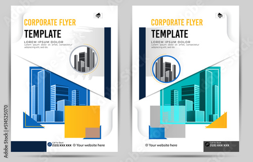 Business Presentation, Corporate Book Cover Design, Business Brochure, Annual Report, Magazine Poster, Portfolio, Modern Flyer, Flyer poster,  brochure cover design layout , vector template.