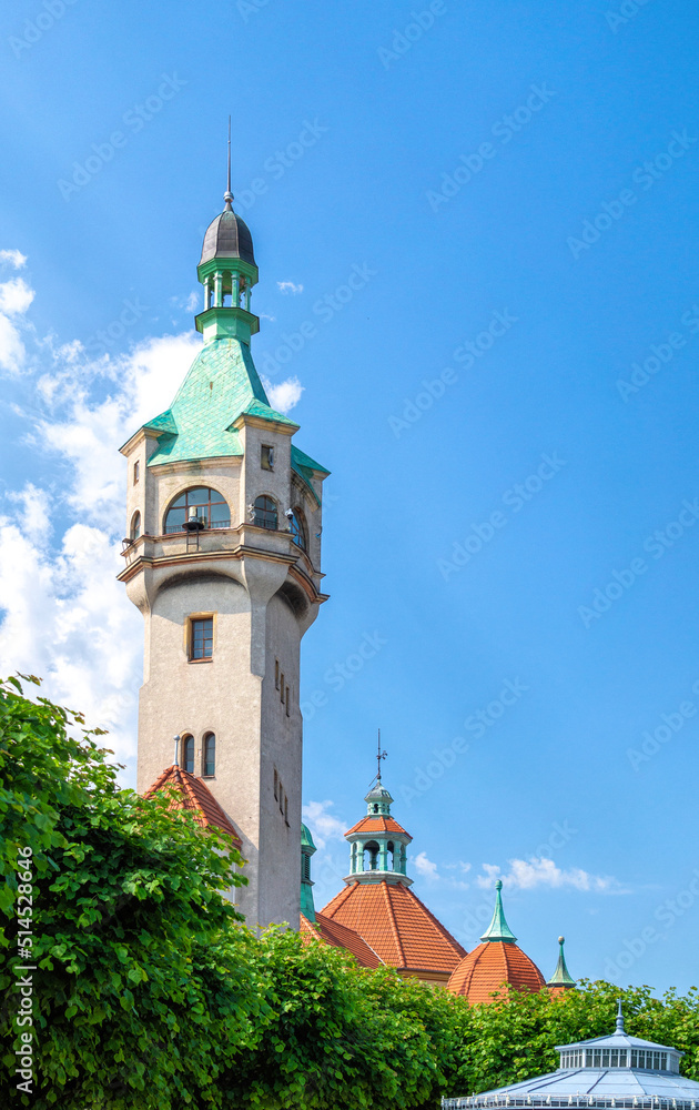 Tower of the old lighthouse in Sopot Tower of the old lighthouse in Sopot