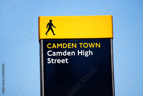 London Street Sign, Camden #514529434