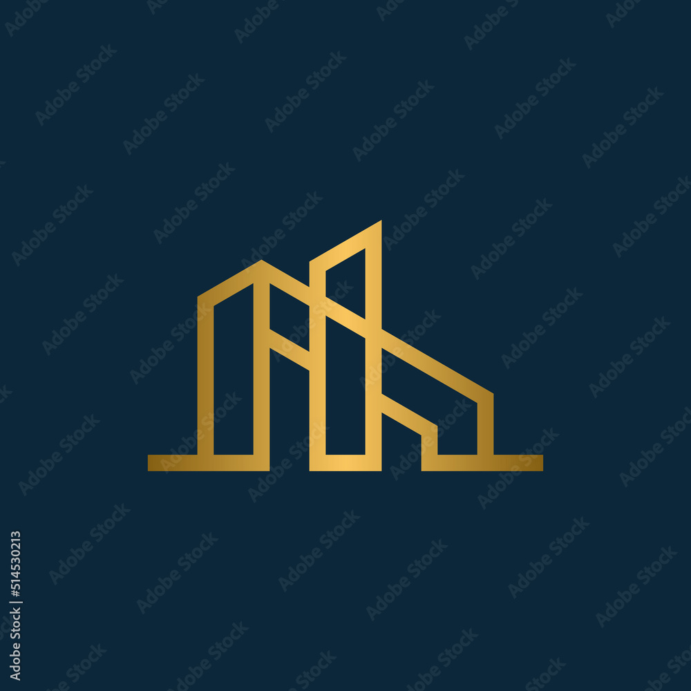Letter I and M Construction Architecture Building Logo. Flat Vector Logo Design Template Element Letter I and M Construction Architecture Building Logo. Flat Vector Logo Design Template Element