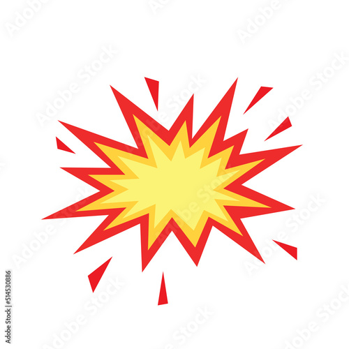 Vector illustration of spark explosion.