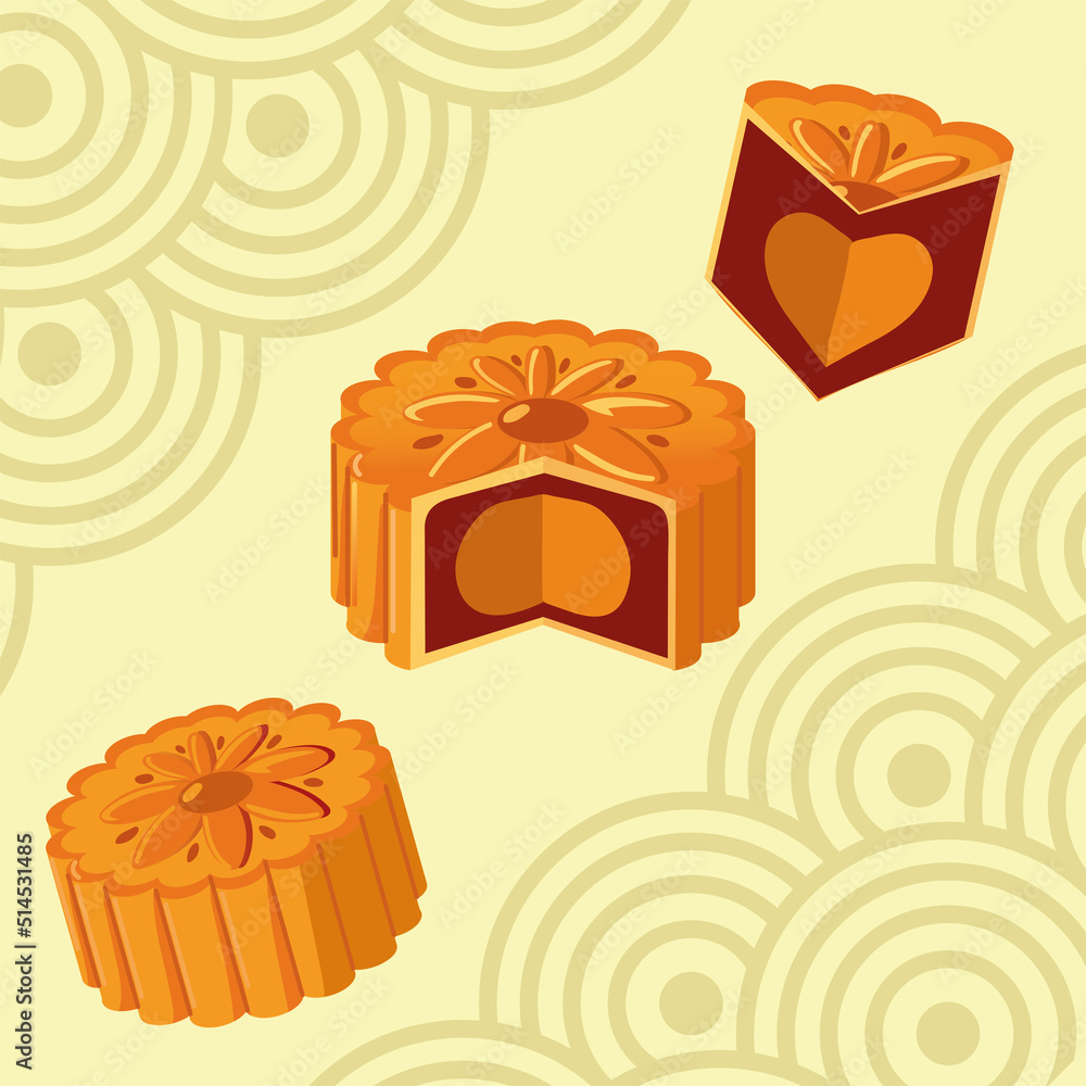 Fotografie mooncake chinese mid autumn