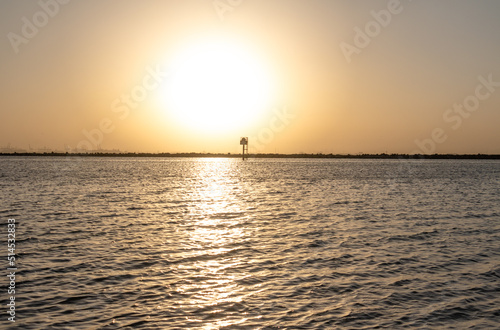 Fototapeta Naklejka Na Ścianę i Meble -  beautiful sunrise beach landscape sea view 