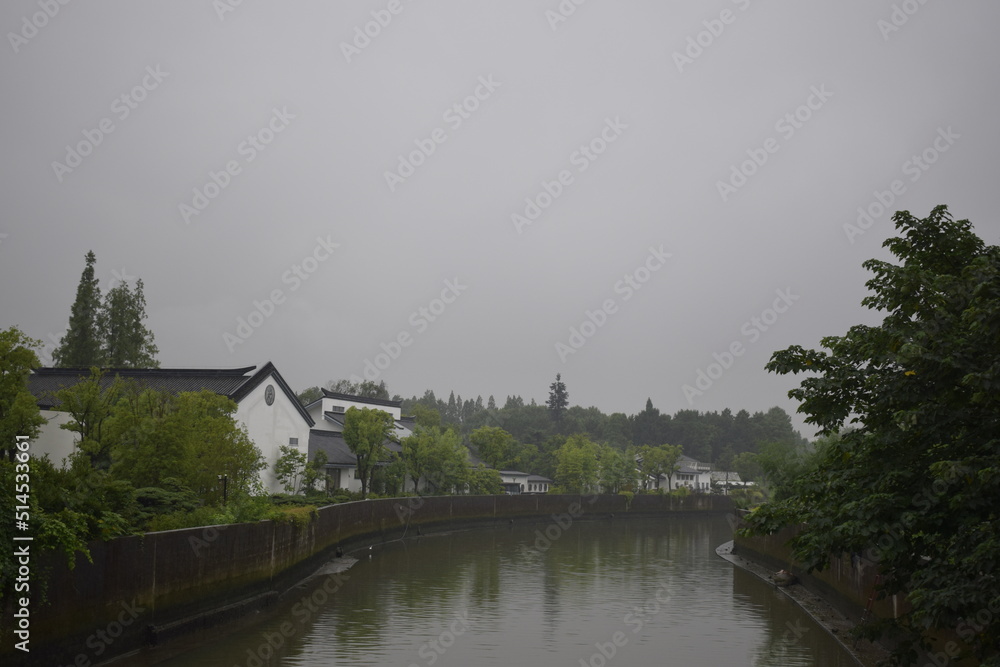 Fototapeta premium view of the river