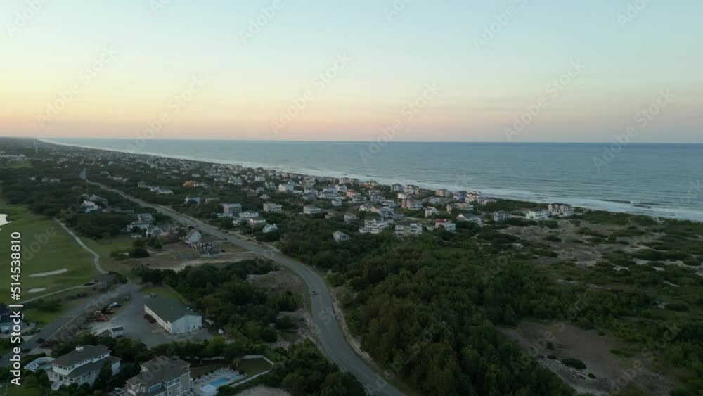 Aerial video luxury mansions on Corolla Beach north Carolina Outer Banks Aerial video luxury mansions on Corolla Beach north Carolina Outer Banks