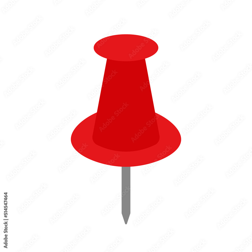Animated Red Push Pin Board Icon Clipart Vector Animated Red Push Pin Board Icon Clipart Vector