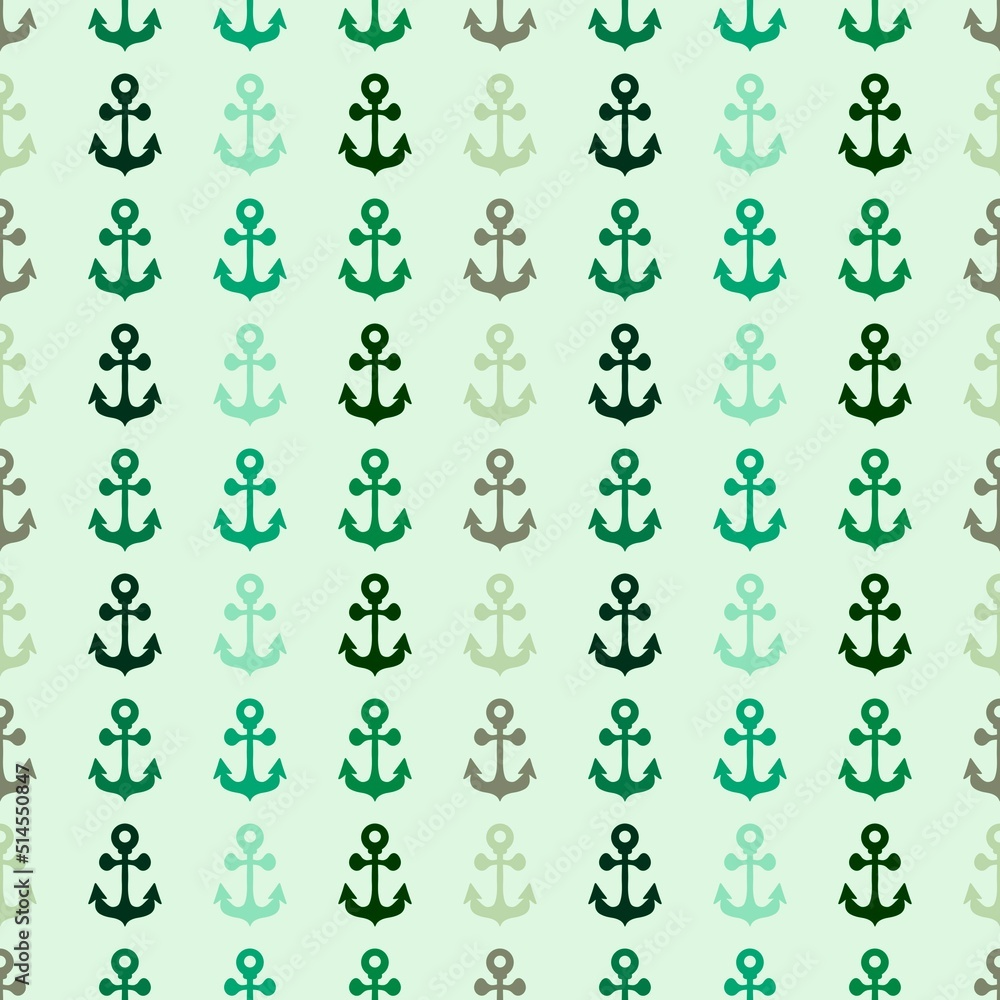 Summer sea anchors seamless pattern for fabrics and clothes and wrapping paper and linens and kids and travel notebooks Summer sea anchors seamless pattern for fabrics and clothes and wrapping paper and linens and kids and travel notebooks