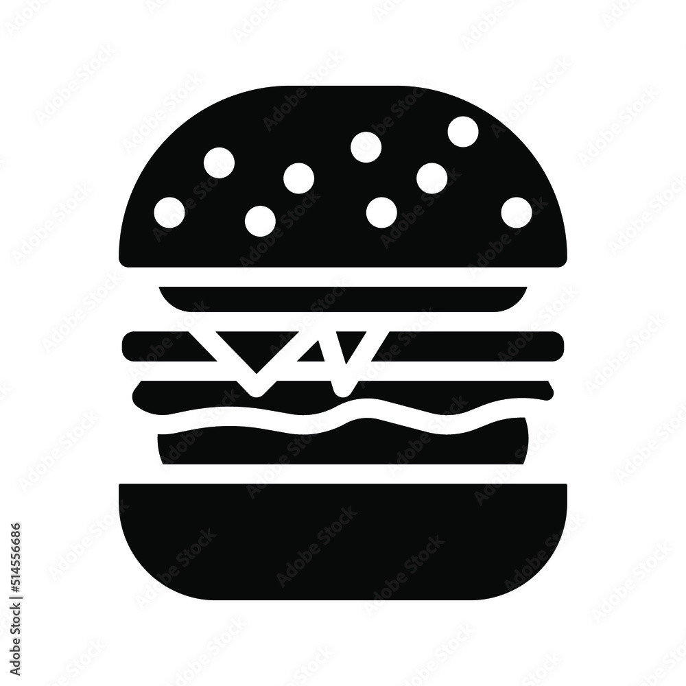 burger hamburger logo icon color editable burger hamburger logo icon color editable