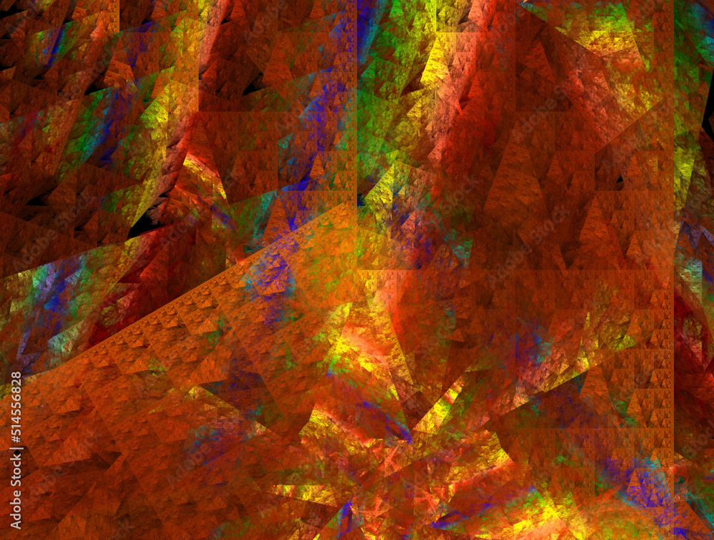 Naklejka premium Imaginatory fractal abstract background Image