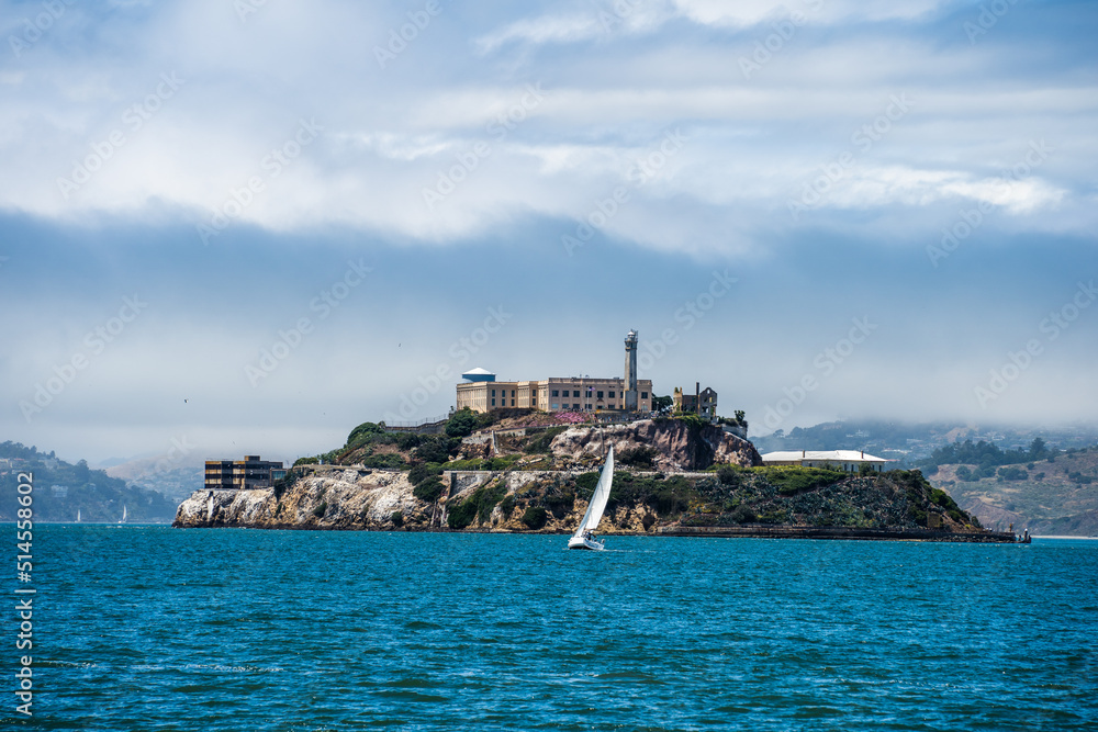 Alcatraz Island View from Pier 39 San Francisco