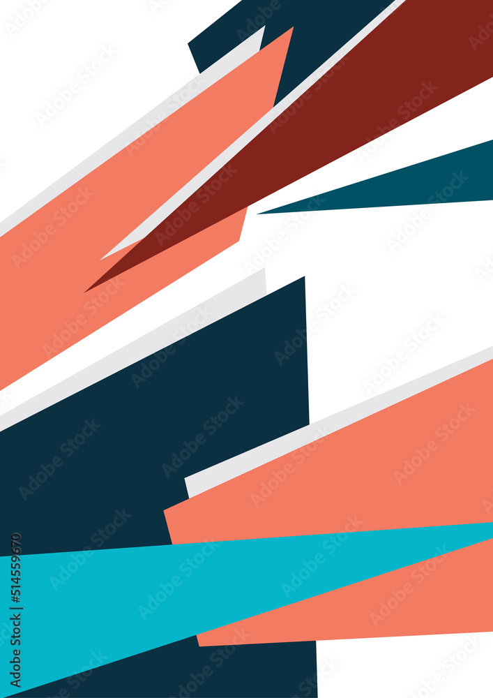 Abstract geometric shapes in different colors. Sharp triangles. Can be used for wallpapers, posters, presentations, brochures, covers, banners, advertisements. Vector Abstract geometric shapes in different colors. Sharp triangles. Can be used for wallpapers, posters, presentations, brochures, covers, banners, advertisements. Vector