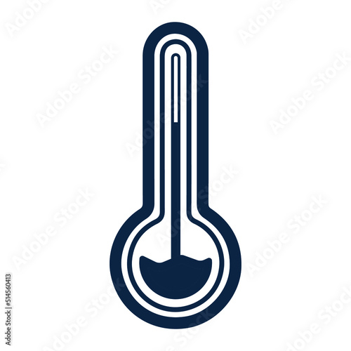 Heat or measure temperature icon