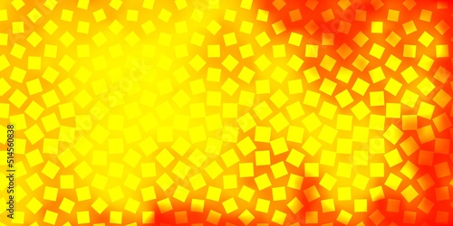 Light Orange vector pattern in square style.