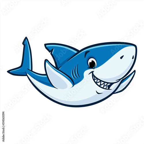 Cartoon Friendly Shark © mumut