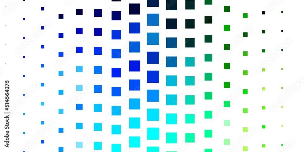 Light Blue, Green vector background with rectangles. Light Blue, Green vector background with rectangles.