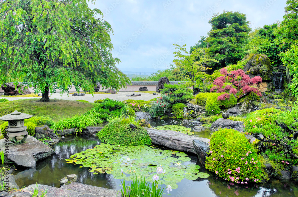 京都、西山正法寺の宝生苑 京都、西山正法寺の宝生苑