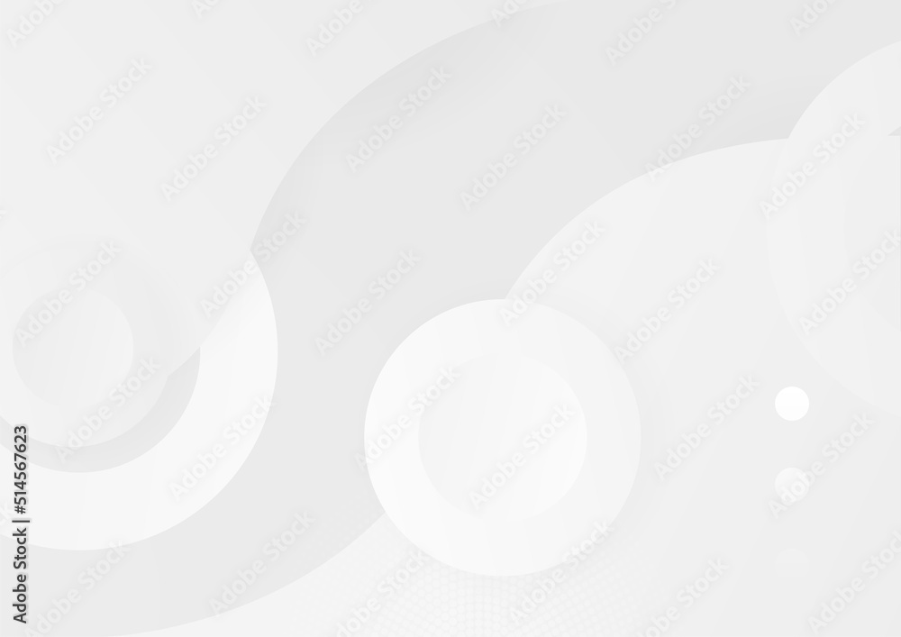 Obraz premium Minimal geometric white light background abstract design. Vector illustration abstract graphic design banner pattern background template.