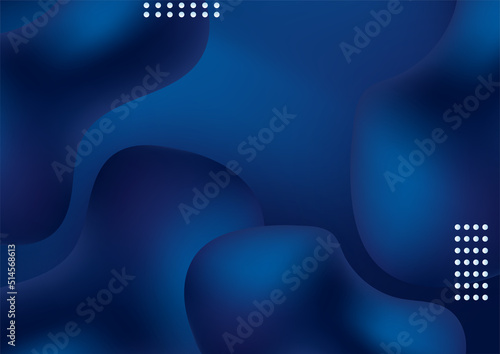 Minimal geometric blue background abstract design. Vector illustration abstract graphic design banner pattern background template.