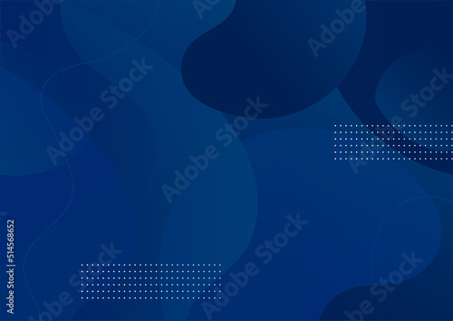 Minimal geometric blue background abstract design. Vector illustration abstract graphic design banner pattern background template.