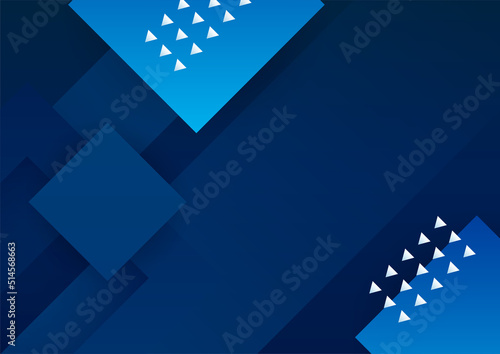 Minimal geometric blue background abstract design. Vector illustration abstract graphic design banner pattern background template.